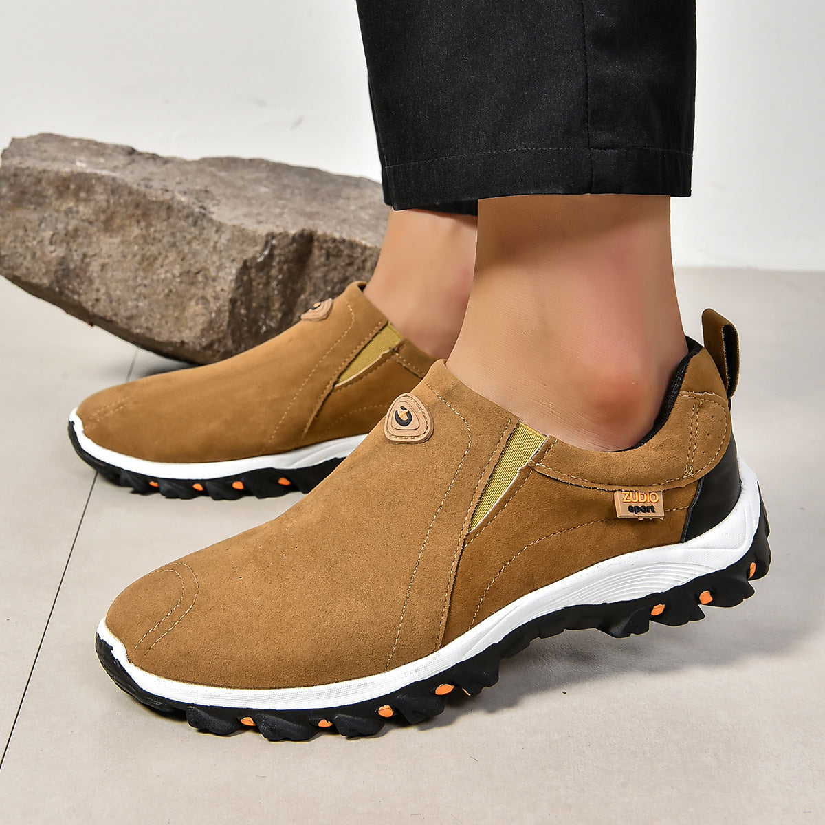 ✨Best Sale-1 Men's Loafer✨Men's Outdoor Breathable Walking Slip On Loafers With Arch Support