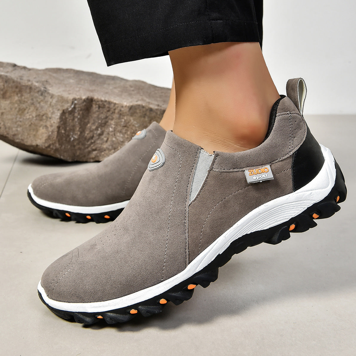 ✨Best Sale-1 Men's Loafer✨Men's Outdoor Breathable Walking Slip On Loafers With Arch Support