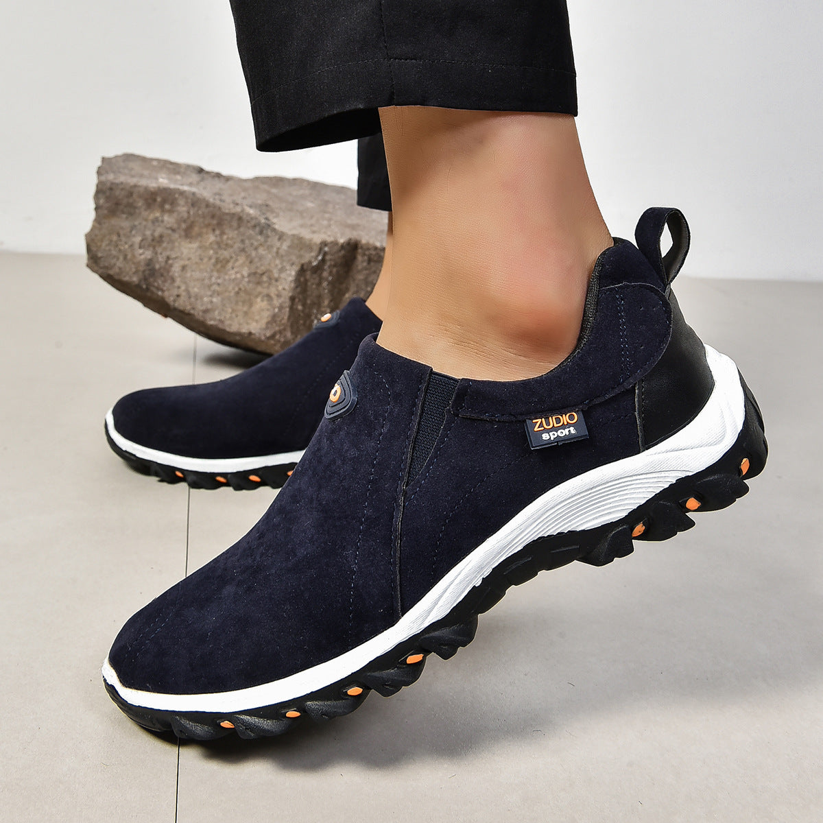 ✨Best Sale-1 Men's Loafer✨Men's Outdoor Breathable Walking Slip On Loafers With Arch Support