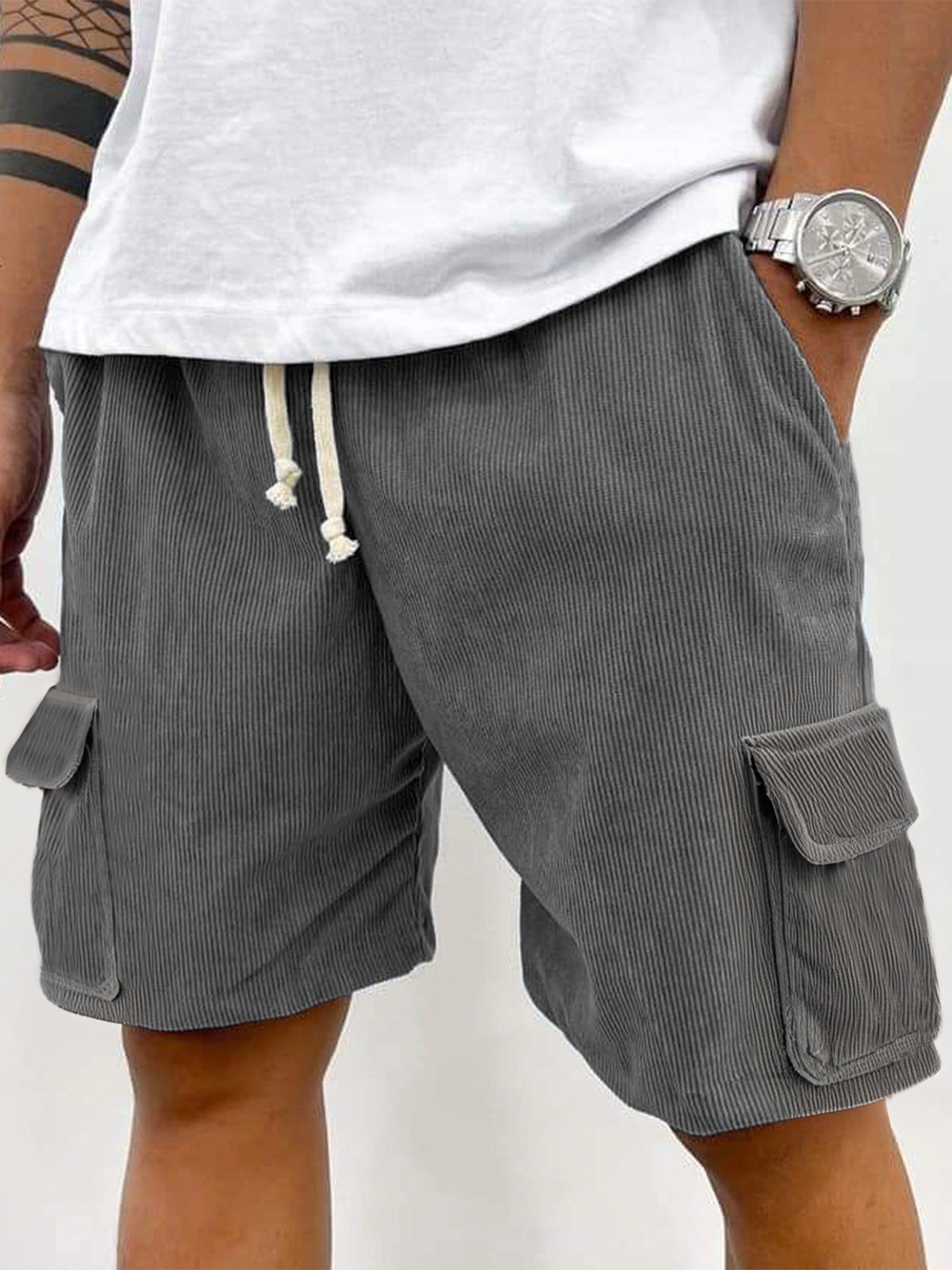 ✨Top-1 Men's Retro Shorts✨|Men's Retro Corduroy Shorts with Practical Pockets