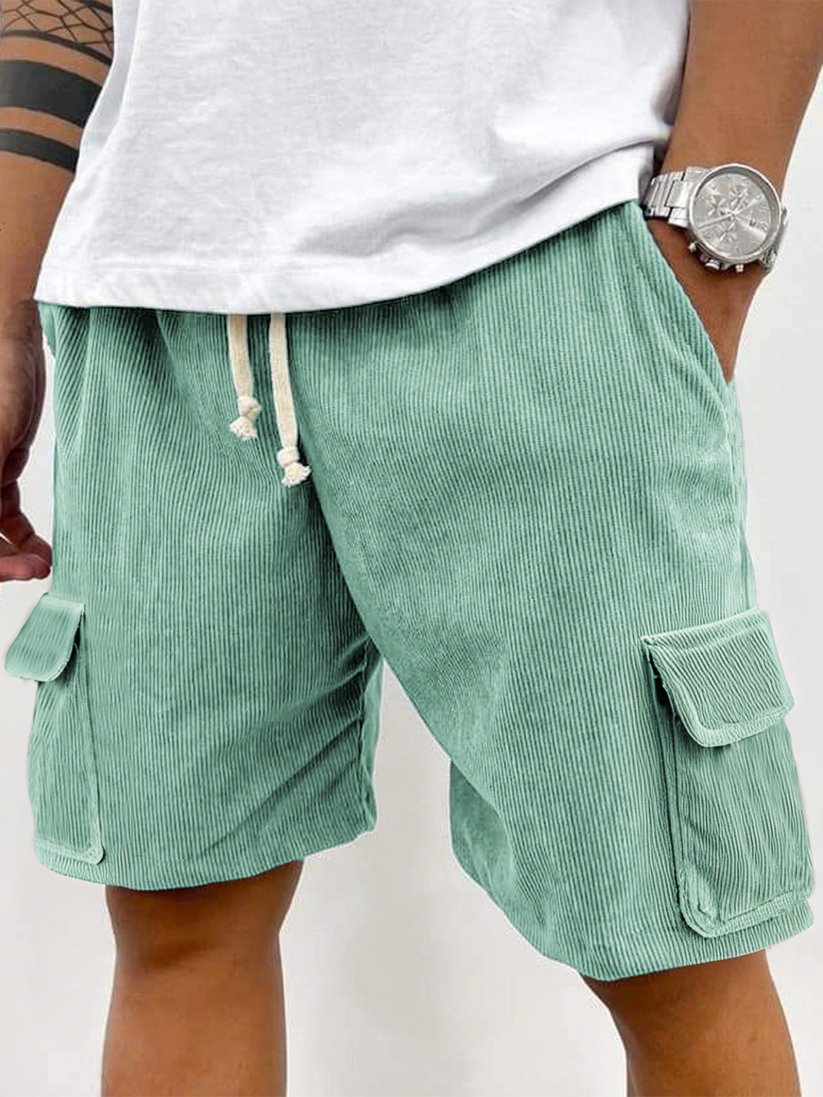 ✨Top-1 Men's Retro Shorts✨|Men's Retro Corduroy Shorts with Practical Pockets