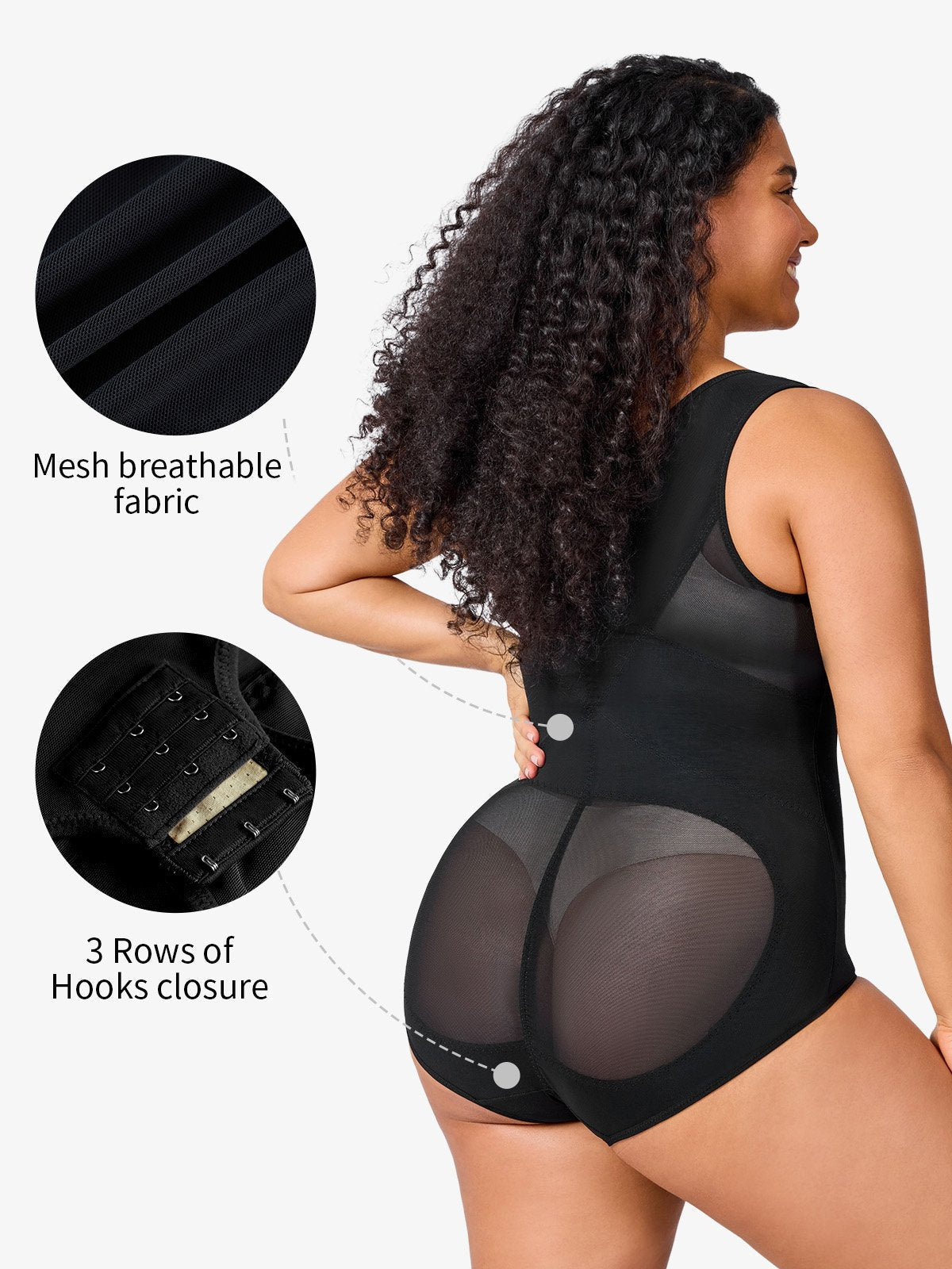 💝Women 2025 Tummy Control Mesh Slimming Girdles Shapewear Bodysuit