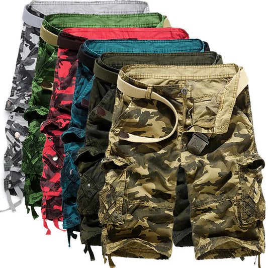 ✨Top-1 Men's Shorts✨Pmbasket Men's Classic Camouflage Cargo Shorts