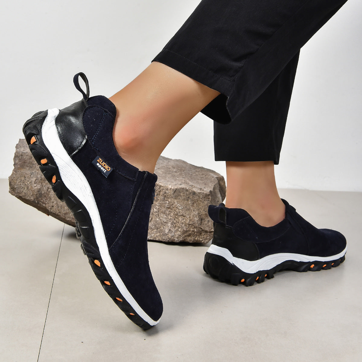 ✨Best Sale-1 Men's Loafer✨Men's Outdoor Breathable Walking Slip On Loafers With Arch Support