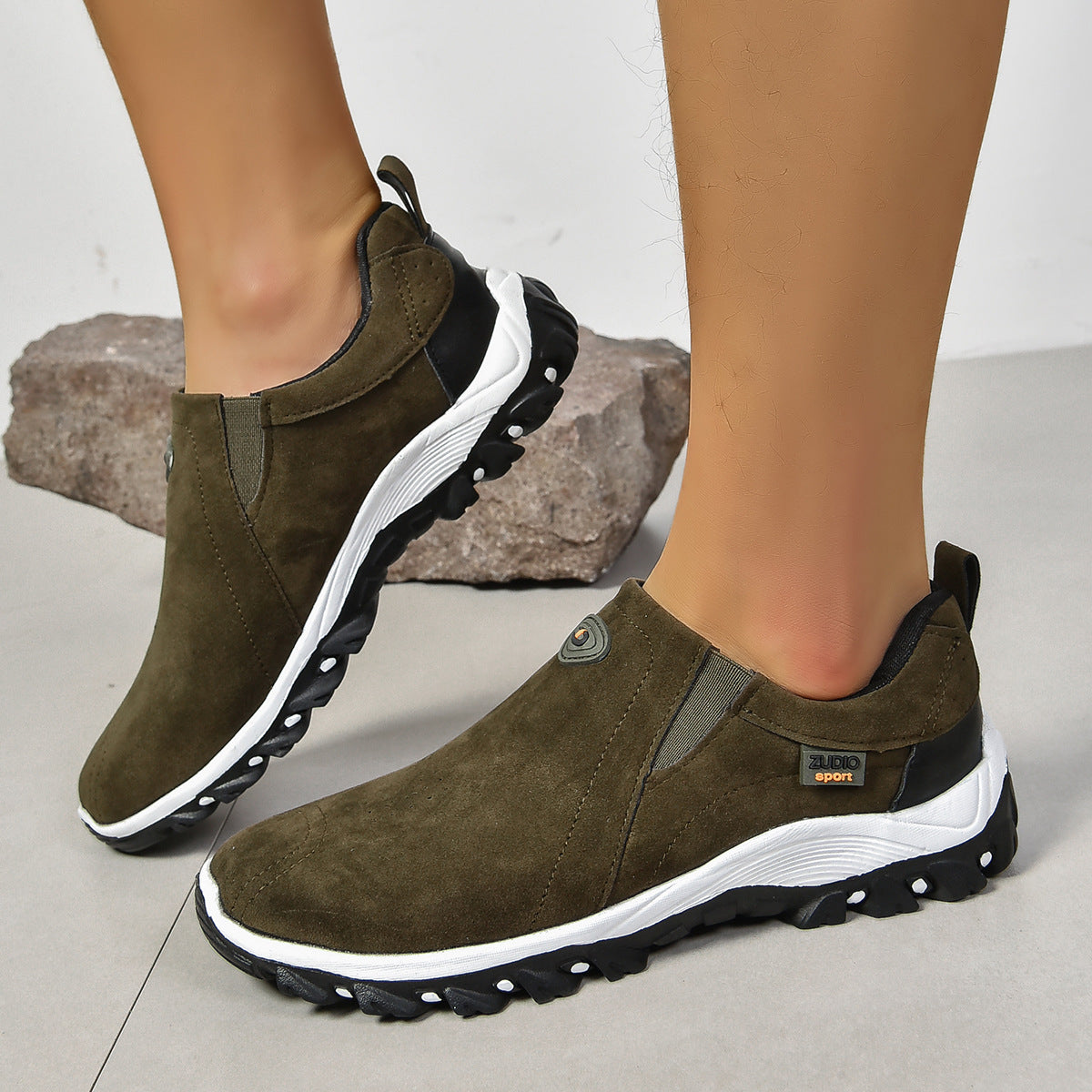 ✨Best Sale-1 Men's Loafer✨Men's Outdoor Breathable Walking Slip On Loafers With Arch Support