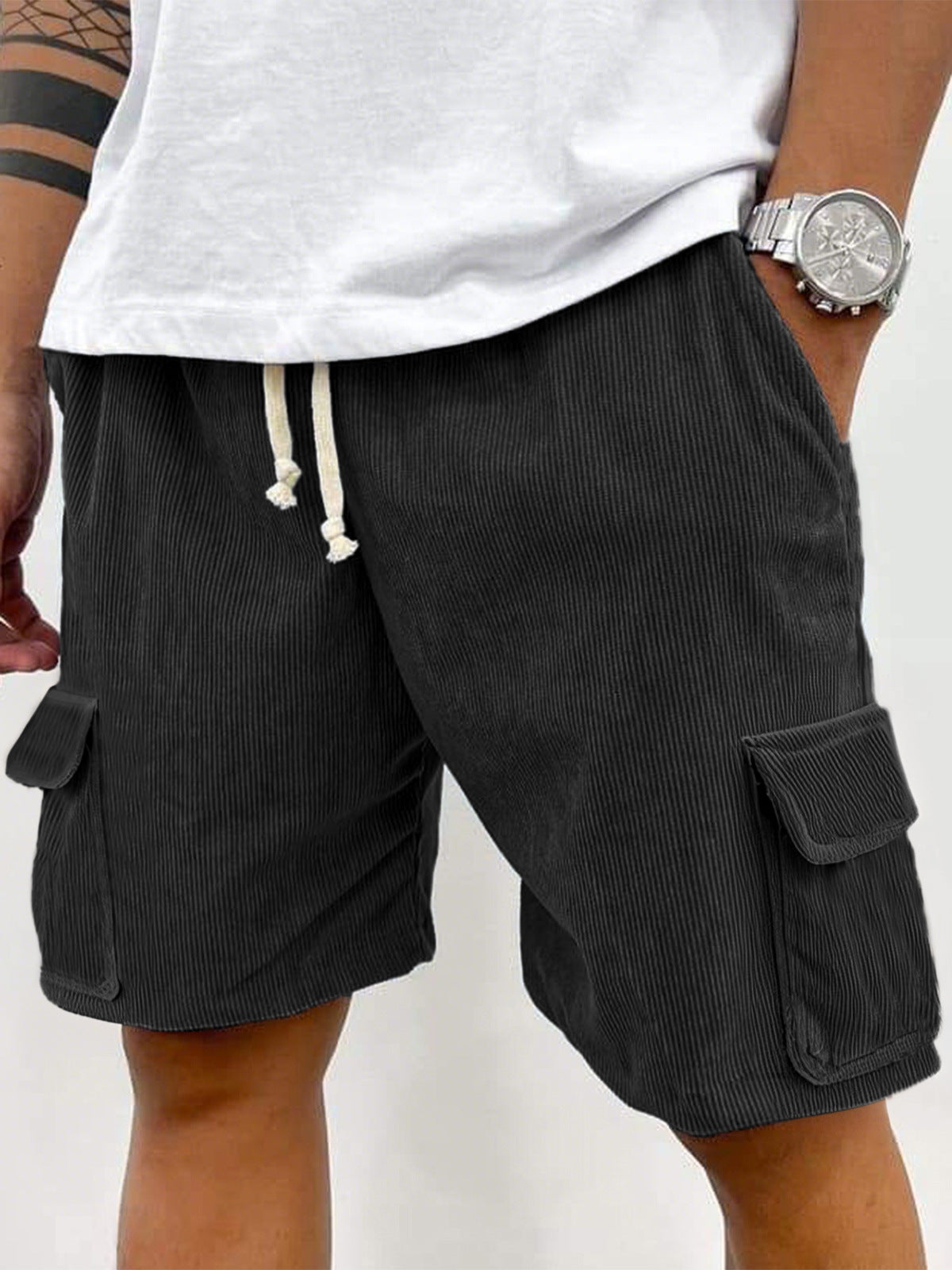 ✨Top-1 Men's Retro Shorts✨|Men's Retro Corduroy Shorts with Practical Pockets